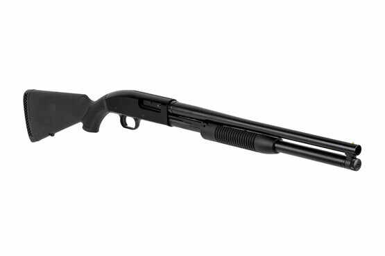 Mossberg 18.5in Maverick 88 shotgun is a lightweight pump action shotgun with brass bead front sight